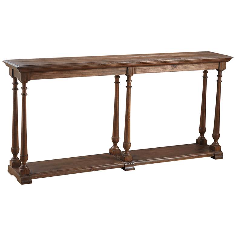 Image 1 Pemberton 72 inch Wide Barnside Wood Console Table