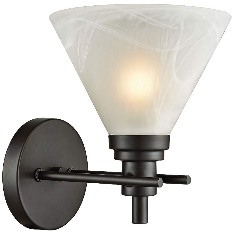 Image 1 Pemberton 9 inch High Oil-Rubbed Bronze Wall Sconce