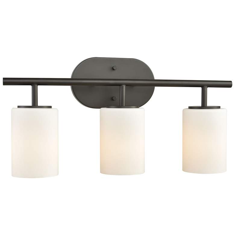 Image 1 Pemlico 20" Wide 3-Light Vanity Light - Oil Rubbed Bronze