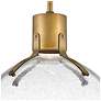 4_Pendant Argo-Small Pendant-Heritage Brass With Clear Seedy Glass more views