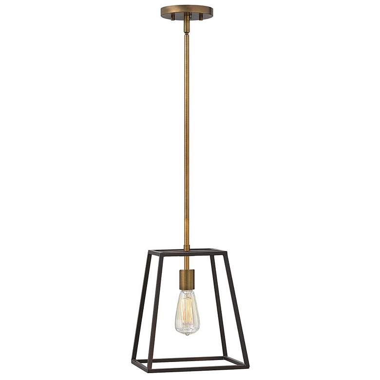 Image 1 Pendant Fulton-Large Open Frame Pendant-Bronze