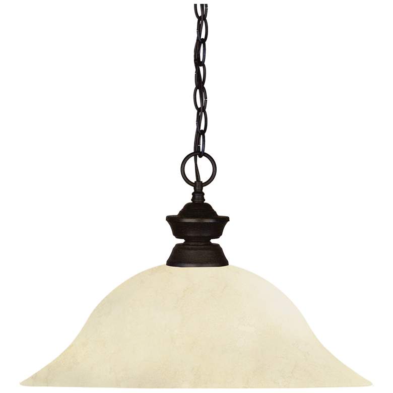 Image 1 Pendant Lights by Z-Lite Bronze 1 Light Pendant
