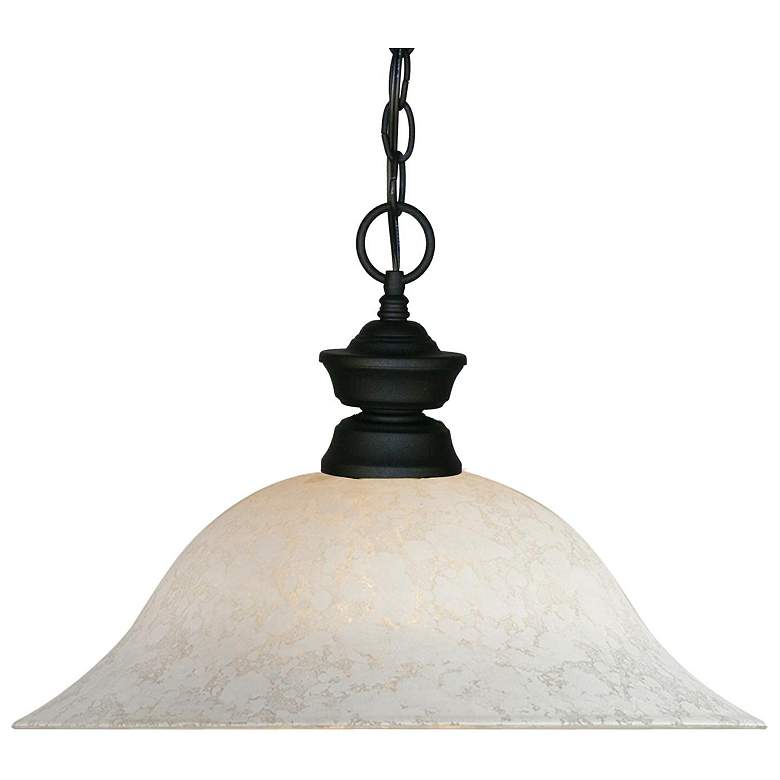Image 1 Pendant Lights by Z-Lite Matte Black 1 Light Pendant