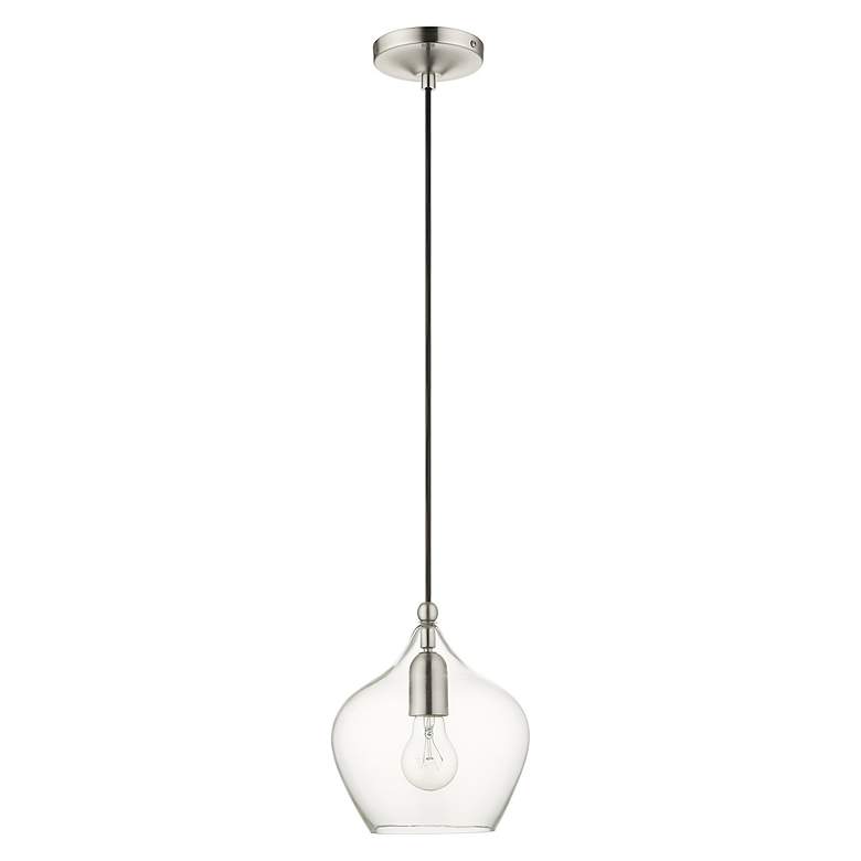 Image 3 Pendants 1 Light Brushed Nickel Mini Pendant more views