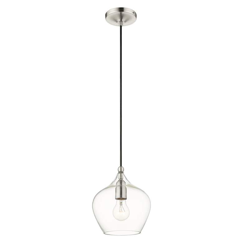 Image 5 Pendants 1 Light Brushed Nickel Mini Pendant more views