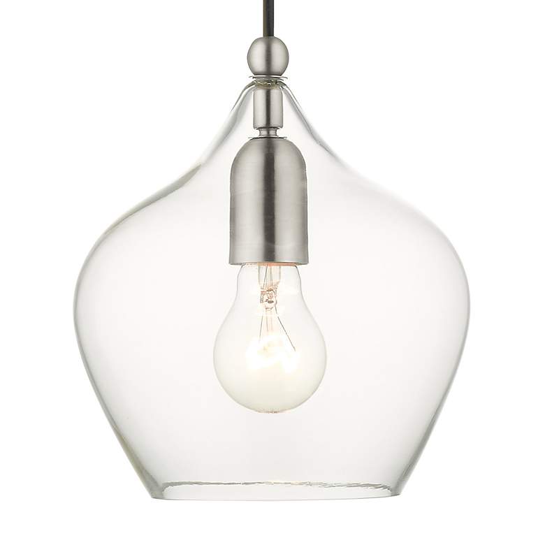 Image 7 Pendants 1 Light Brushed Nickel Mini Pendant more views
