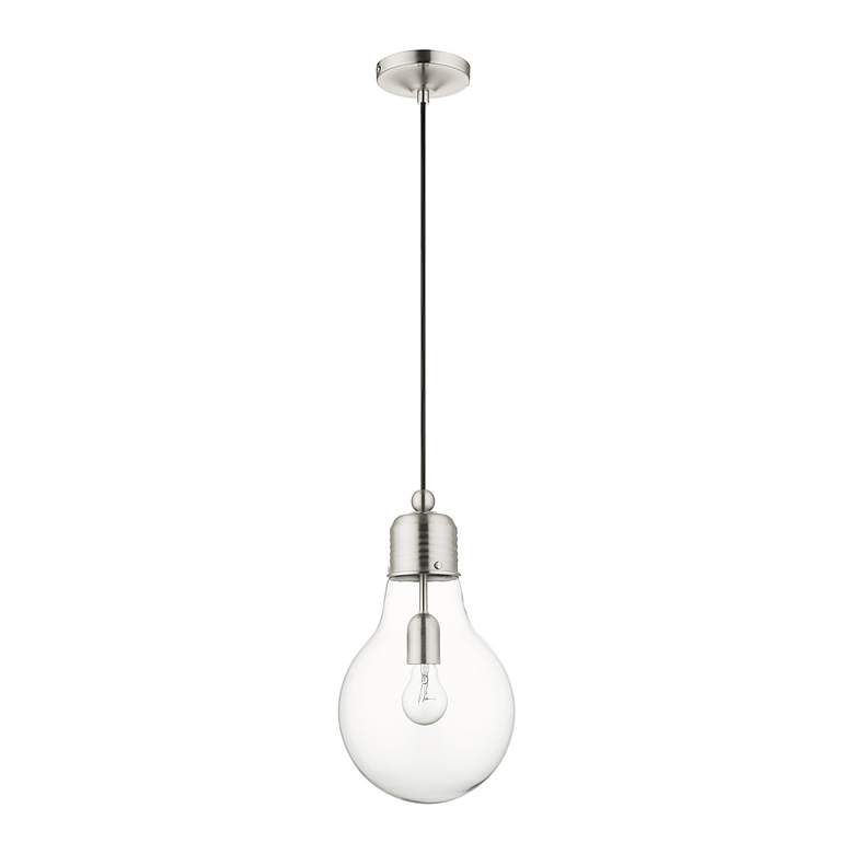 Image 3 Pendants 1 Light Brushed Nickel Mini Pendant more views