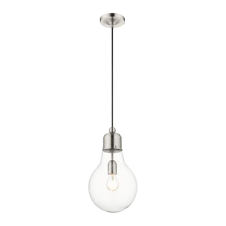 Image 4 Pendants 1 Light Brushed Nickel Mini Pendant more views