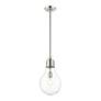 4_Pendants 1 Light Brushed Nickel Mini Pendant more views