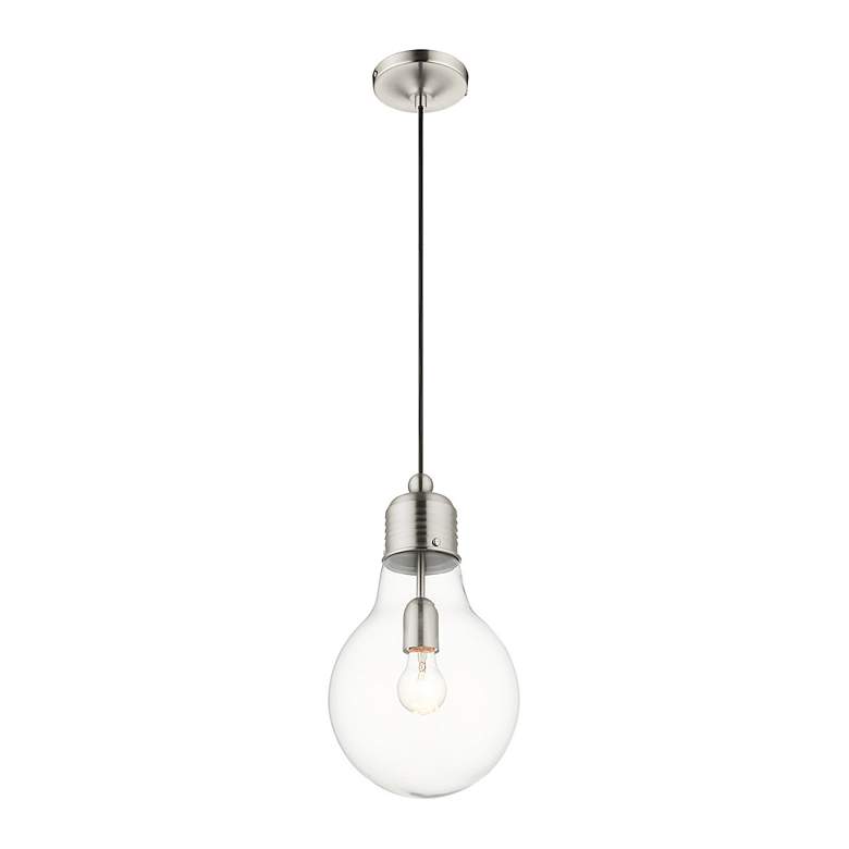 Image 5 Pendants 1 Light Brushed Nickel Mini Pendant more views