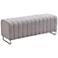 Pender Bench Stone Gray