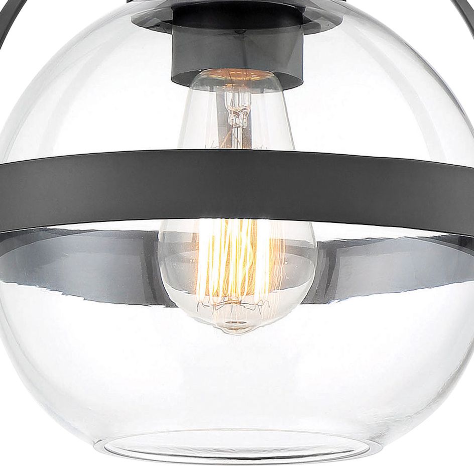 Image 3 Pendleton 1-Light Ceiling Light in Matte Black more views