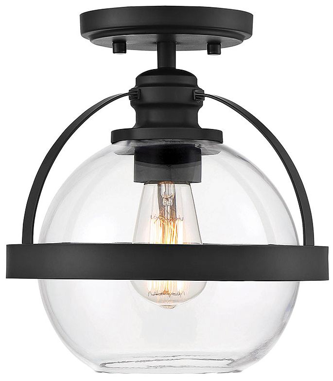 Image 6 Pendleton 1-Light Ceiling Light in Matte Black more views