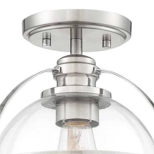 Image 4 Pendleton 1-Light Ceiling Light in Satin Nickel more views