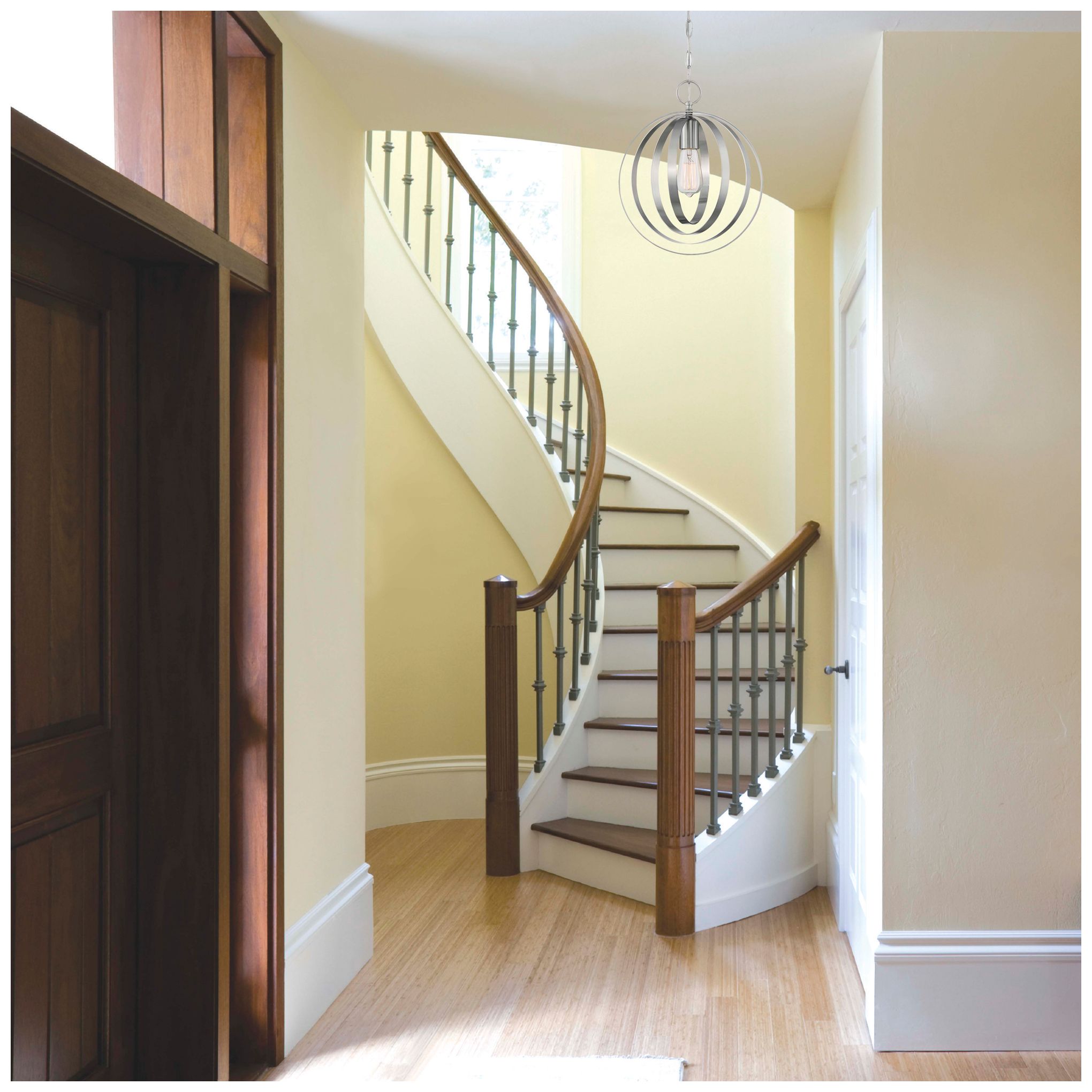 Image 5 Pendleton; 1 Light; Pendant Fixture; Brushed Nickel Finish more views