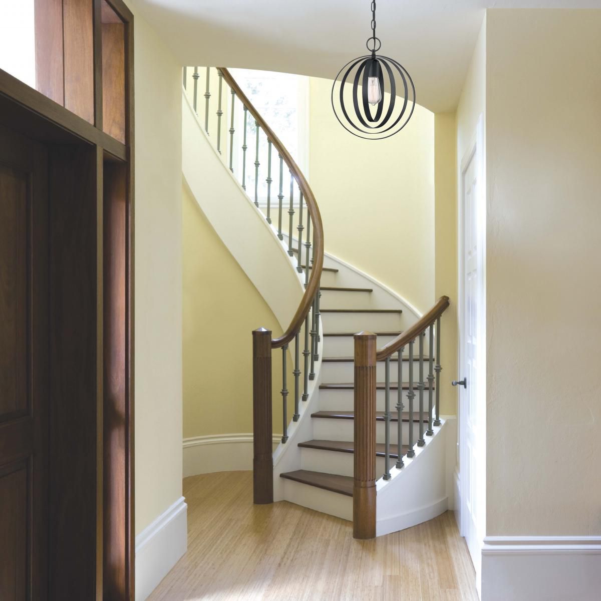 Image 5 Pendleton; 1 Light; Pendant Fixture; Matte Black Finish more views