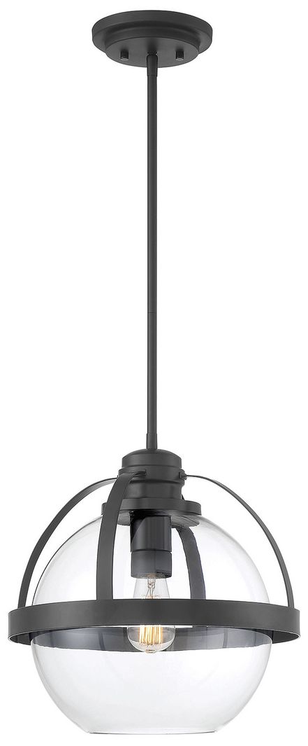 Thumbnail1 of Pendleton 1-Light Pendant in Matte Black