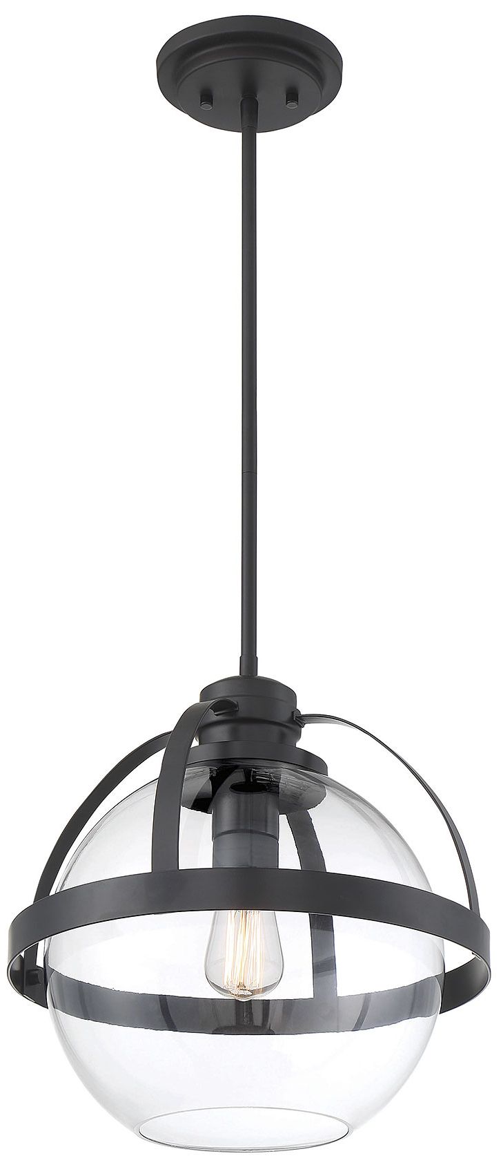 Thumbnail2 of Pendleton 1-Light Pendant in Matte Black more views