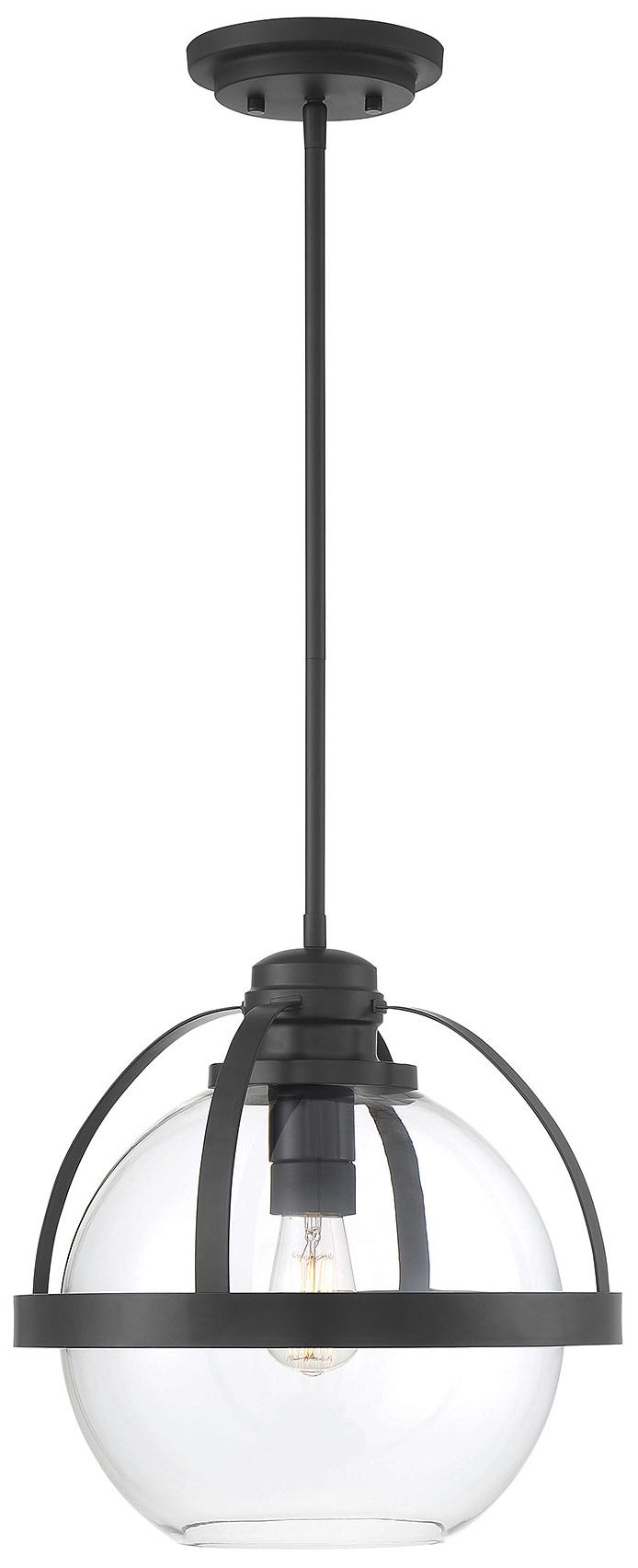 Thumbnail4 of Pendleton 1-Light Pendant in Matte Black more views