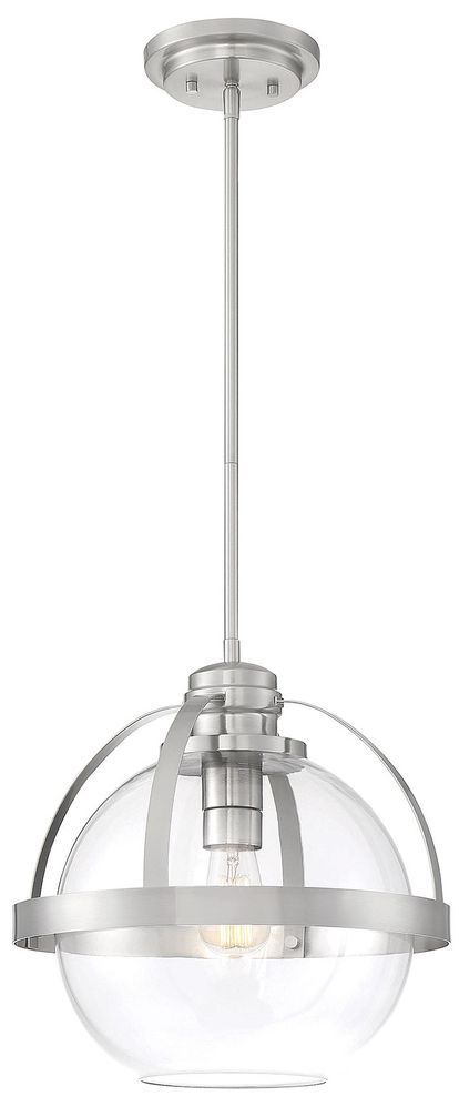 Thumbnail1 of Pendleton 1-Light Pendant in Satin Nickel