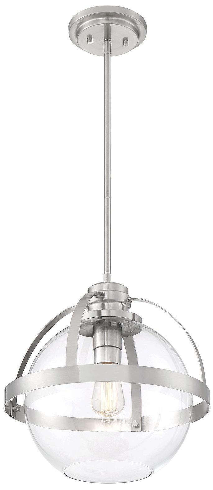 Thumbnail2 of Pendleton 1-Light Pendant in Satin Nickel more views
