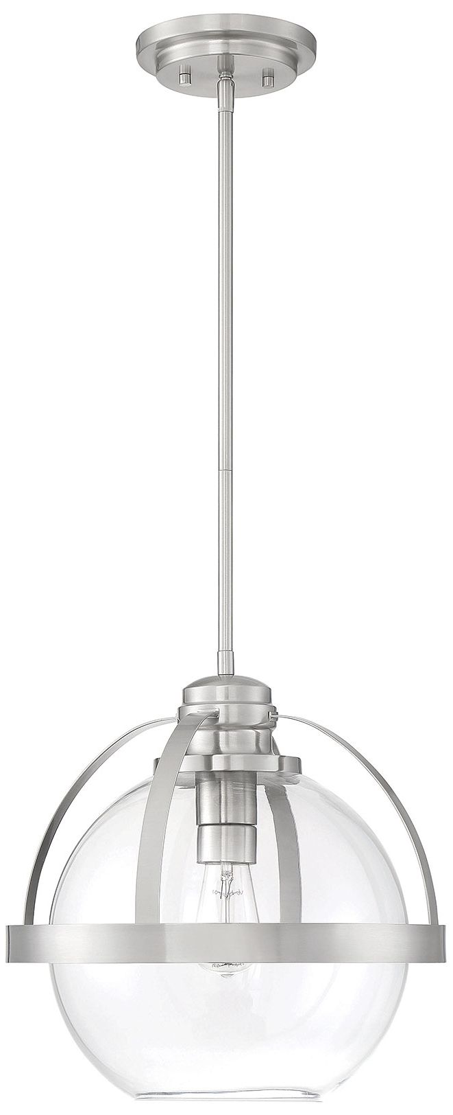 Pendleton 1-Light Pendant in Satin Nickel