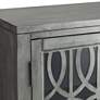 3_Pendleton 36" Wide Gray Wood 2-Shelf Decorative Cabinet more views