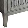 5_Pendleton 36" Wide Gray Wood 2-Shelf Decorative Cabinet more views