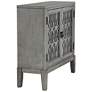 7_Pendleton 36" Wide Gray Wood 2-Shelf Decorative Cabinet more views