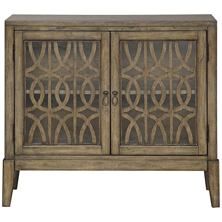 Image 6 Pendleton Kire 40 1/2 inch Wide Glass Door Accent Cabinet more views
