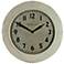 Pendulux Industrial Riveted Steel 26" Round Wall Clock