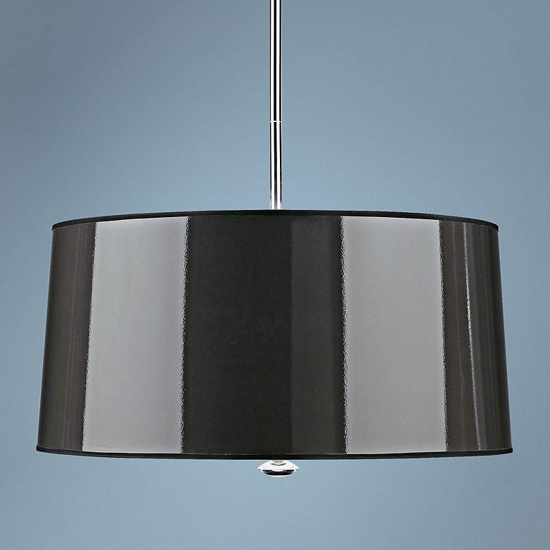 Image 1 Penelope 25 1/2 inch Wide Black Pendant Light by Robert Abbey