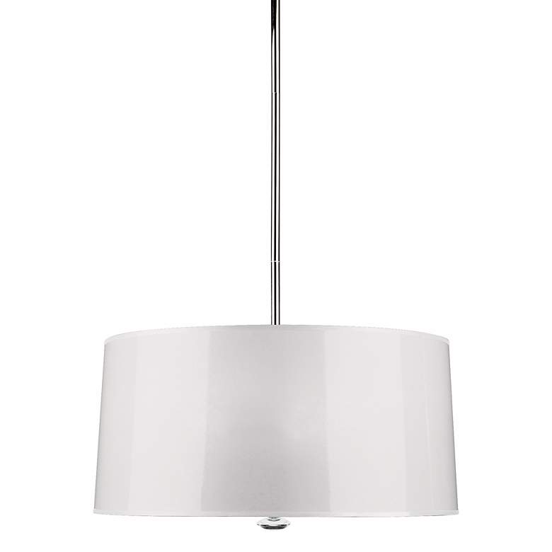 Image 2 Penelope 25 1/2" Wide White Pendant Light by Robert Abbey