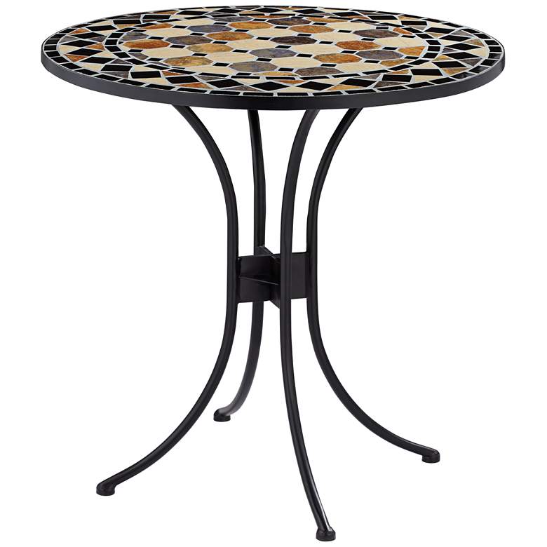 Image 1 Penfield Round Mosaic Outdoor Bistro Table