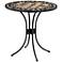 Penfield Round Mosaic Outdoor Bistro Table