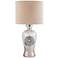 Penguin Silver Rose Mercury Glass Table Lamp