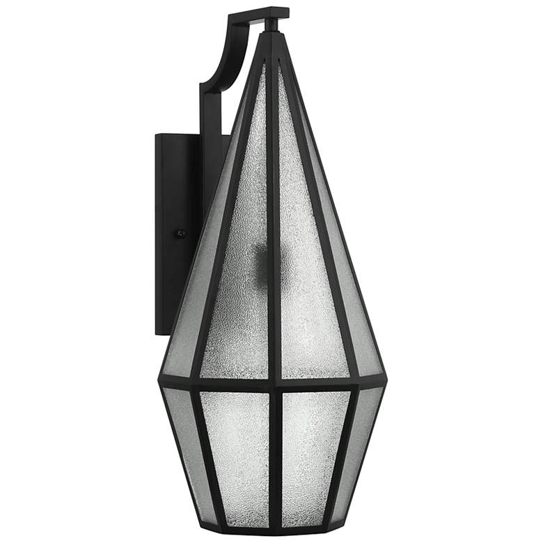 Image 2 Peninsula 1-Light Outdoor Wall Lantern in Matte Black more views