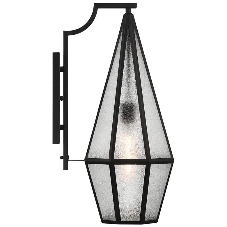 Image 5 Peninsula 1-Light Outdoor Wall Lantern in Matte Black more views