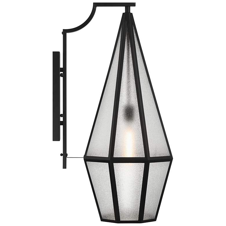 Image 5 Peninsula 1-Light Outdoor Wall Lantern in Matte Black more views