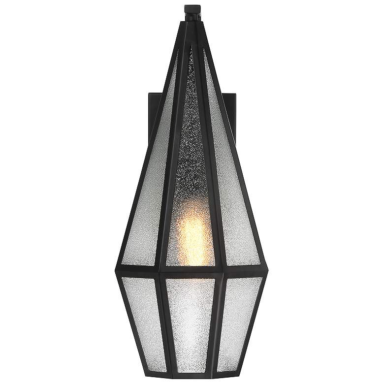 Image 3 Peninsula 1-Light Outdoor Wall Lantern in Matte Black more views