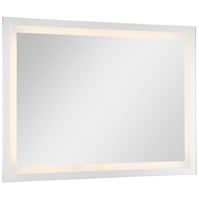 Image 1 Peninsula 30" Square LED Lighted Wall Mirror