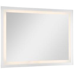 Peninsula 30&quot; Square LED Lighted Wall Mirror