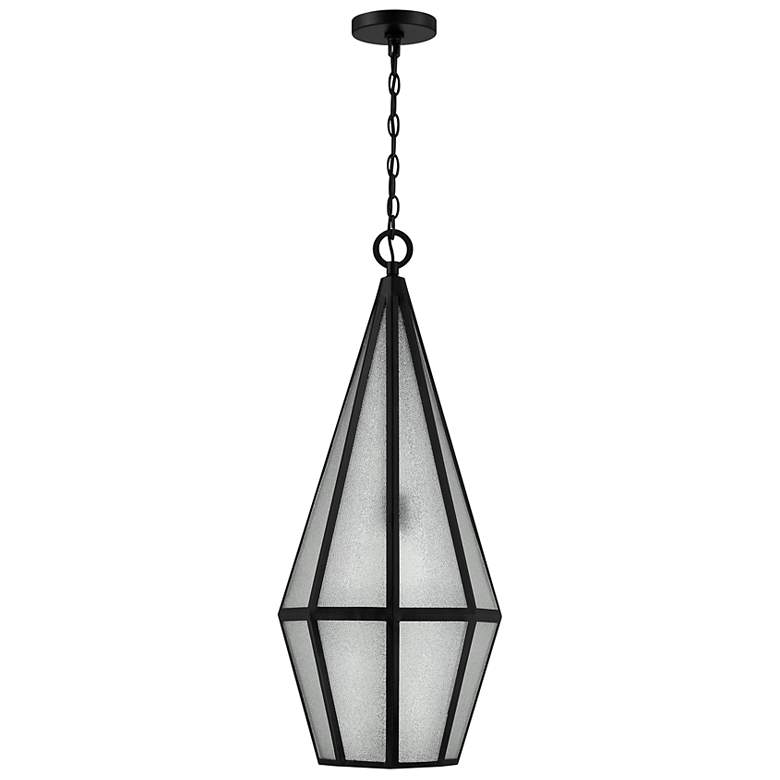 Image 2 Peninsula 32 1/2" High Matte Black Outdoor Hanging Light more views