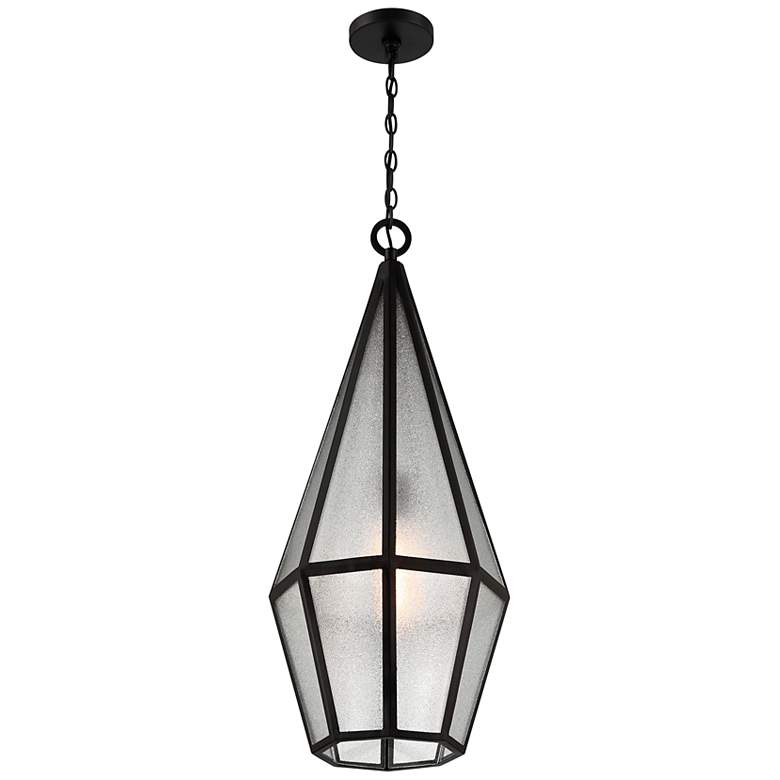 Image 3 Peninsula 32 1/2" High Matte Black Outdoor Hanging Light more views