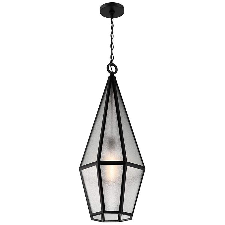 Image 4 Peninsula 32 1/2" High Matte Black Outdoor Hanging Light more views