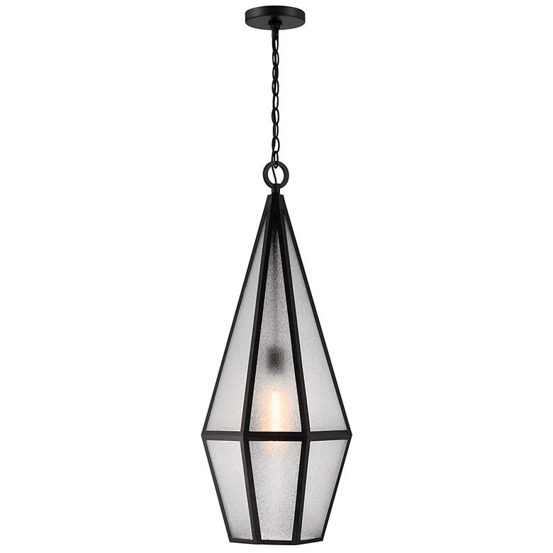 Image 5 Peninsula 32 1/2" High Matte Black Outdoor Hanging Light more views
