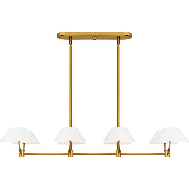 Image 3 Penley 6-Light Brushed Gold Linear Chandelier more views