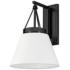 Penn 15 1/2" High Matte Black Wall Sconce