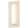 Penna 16.5" Distressed Brass &#38; White Washed Oak Dimmable 3500K LED