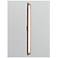 Penna 64.5" Brushed Brass & Walnut 2700K LED Sconce